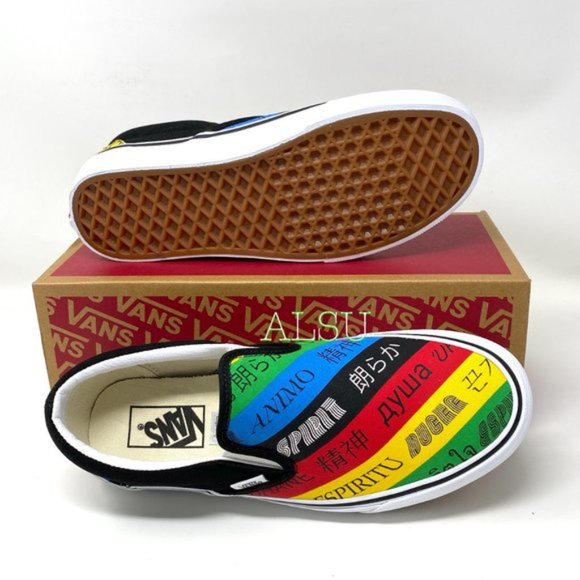 💖MEGA SALE💖VANS Classic Slip On Spirit Multi Canvas Men’s  9 10.5 VN0A4U38WK2 - Picture 3 of 10